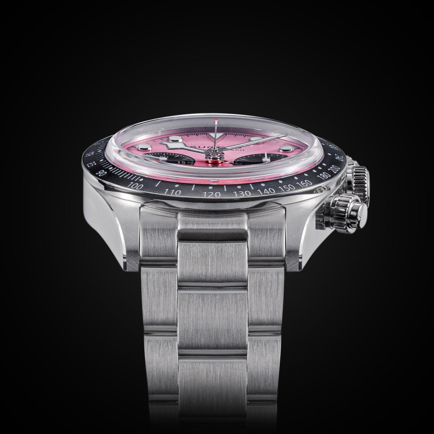 Sugess S475 Chronograph Pink Dial