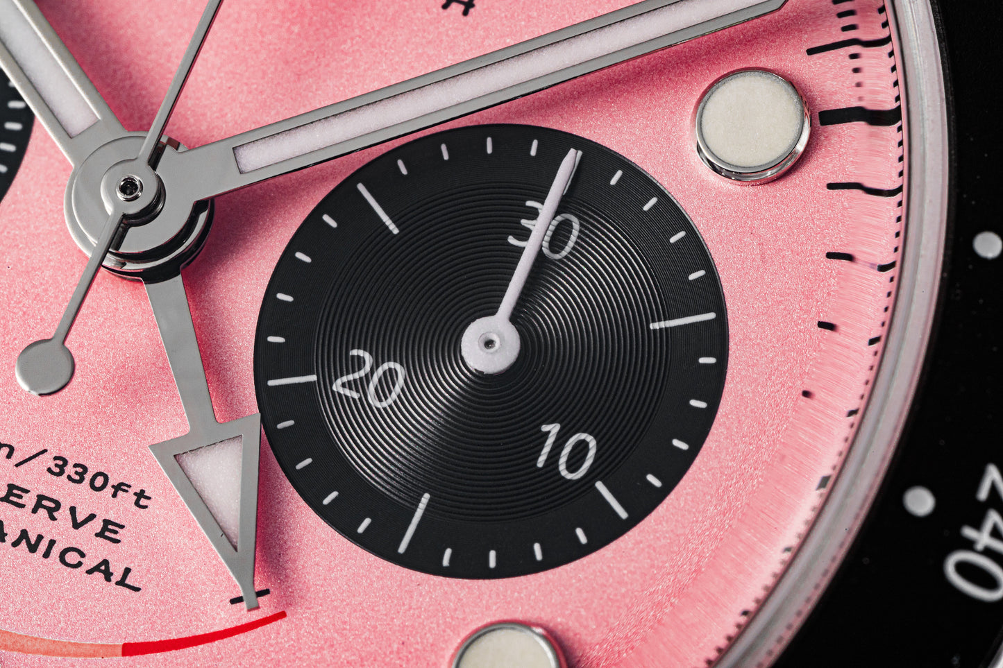 Sugess S475 Chronograph Pink Dial