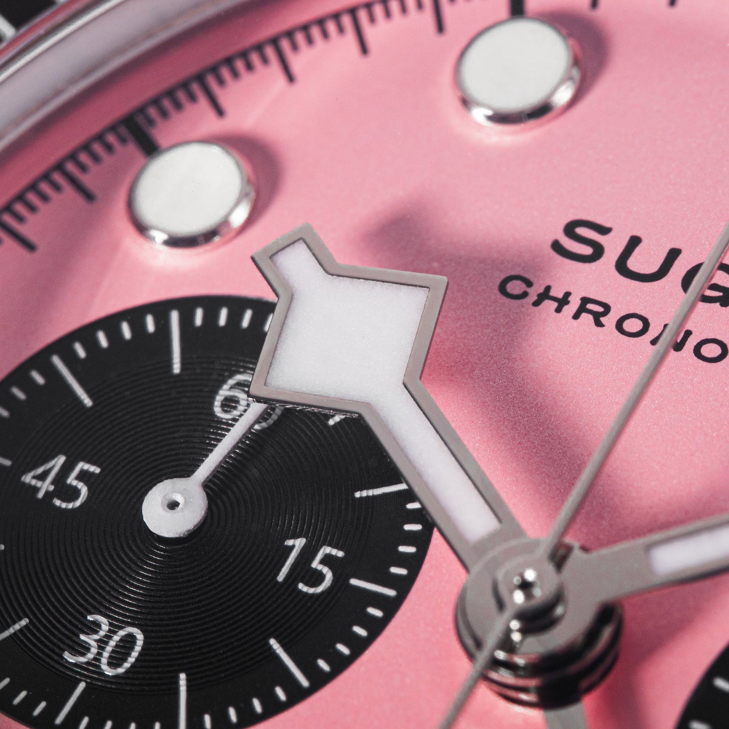 Sugess S475 Chronograph Pink Dial