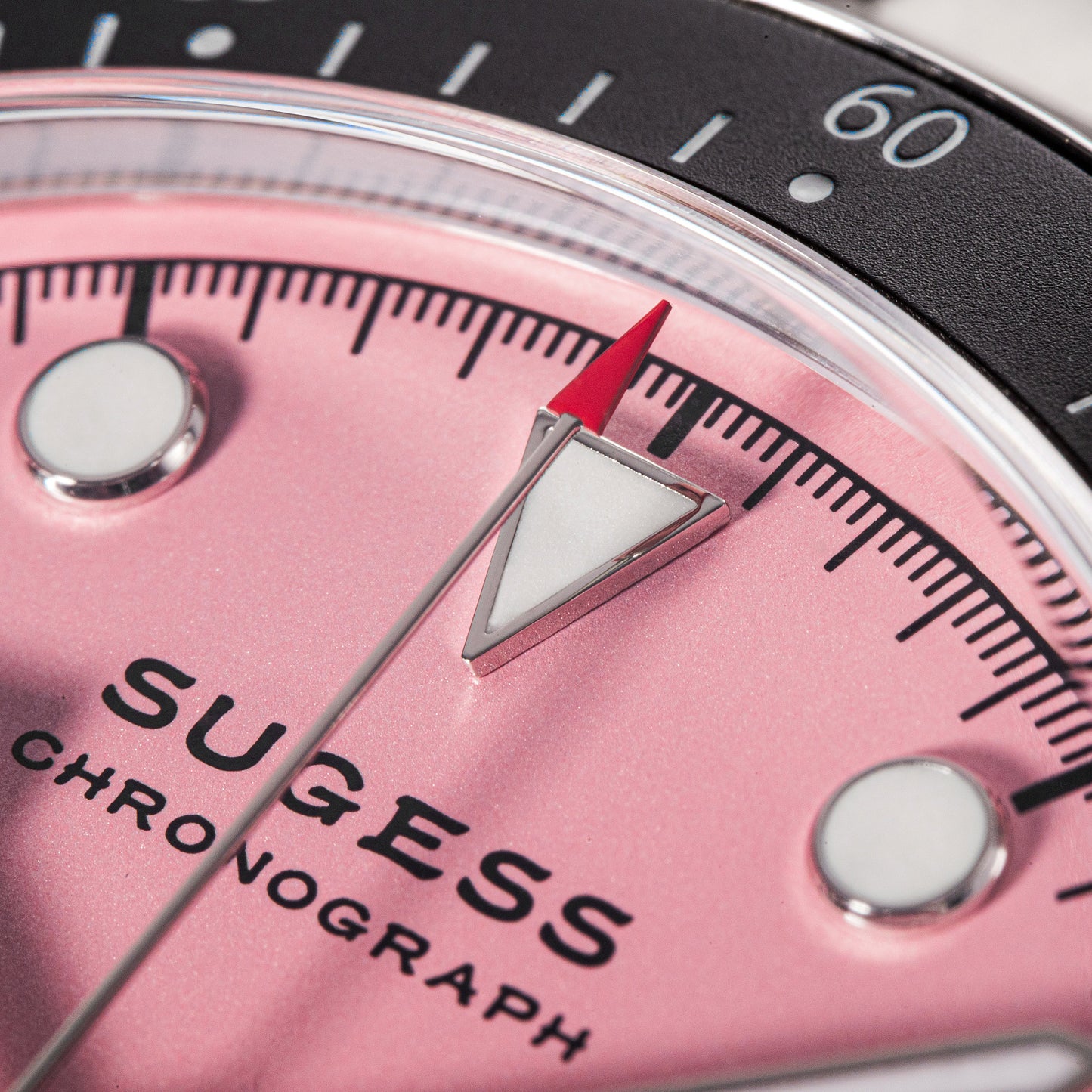 Sugess S475 Chronograph Pink Dial