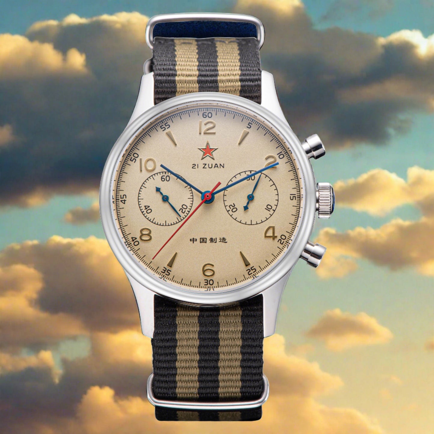 Seagull Movement 1963 Chrono SU1963S40 40mm without SwanNeck Regulator