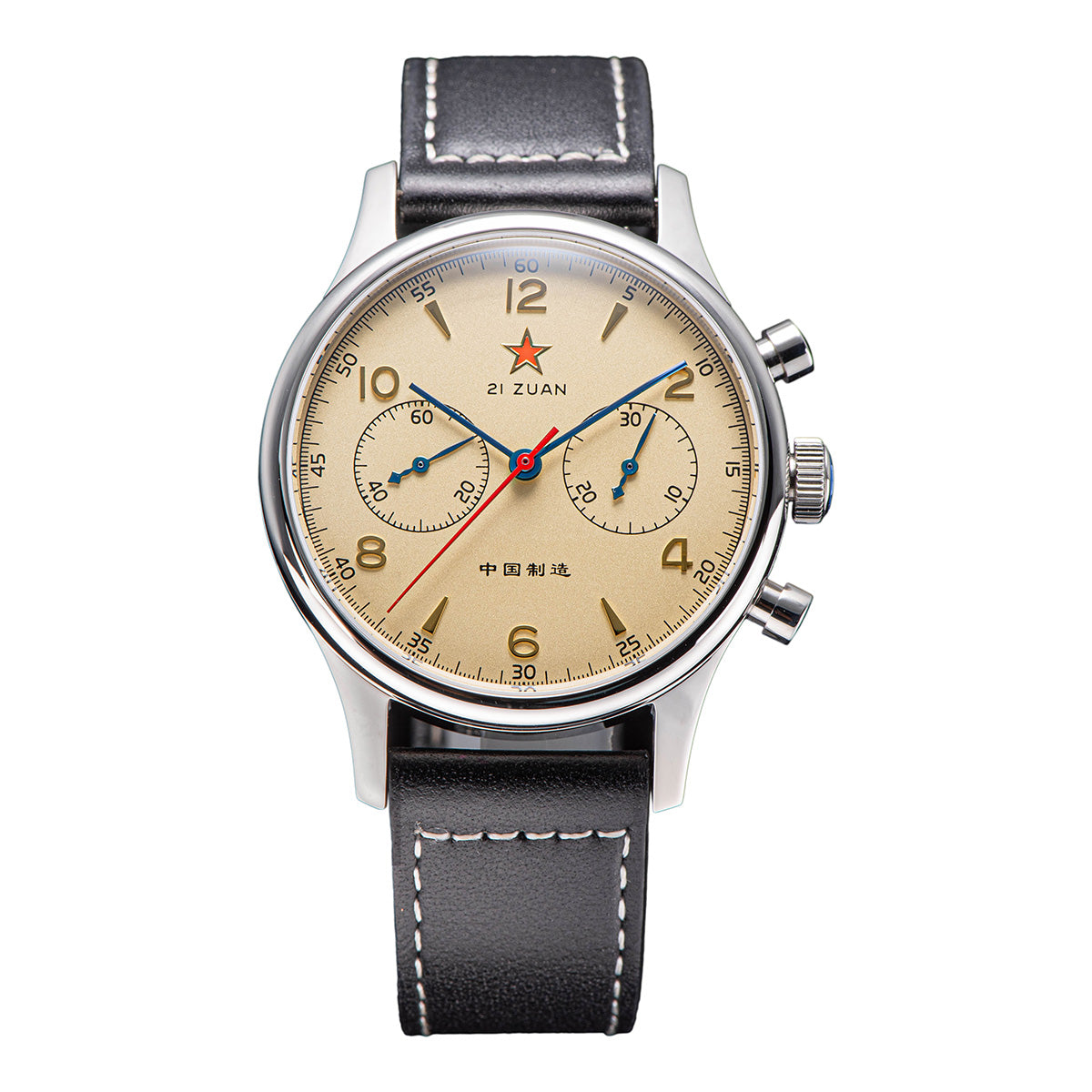 Seagull Movement Chrono Heritage SU1963S40/X 40mm 1963 Swan Neck Regulator