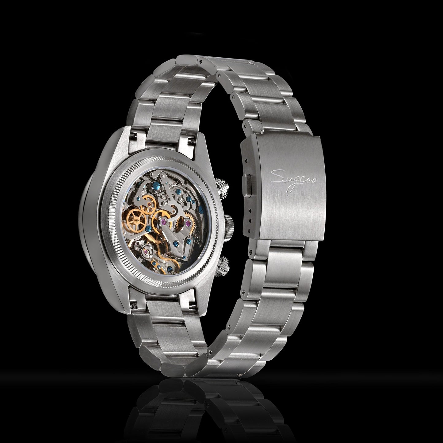 Sugess S475 Chronograph Pink Dial