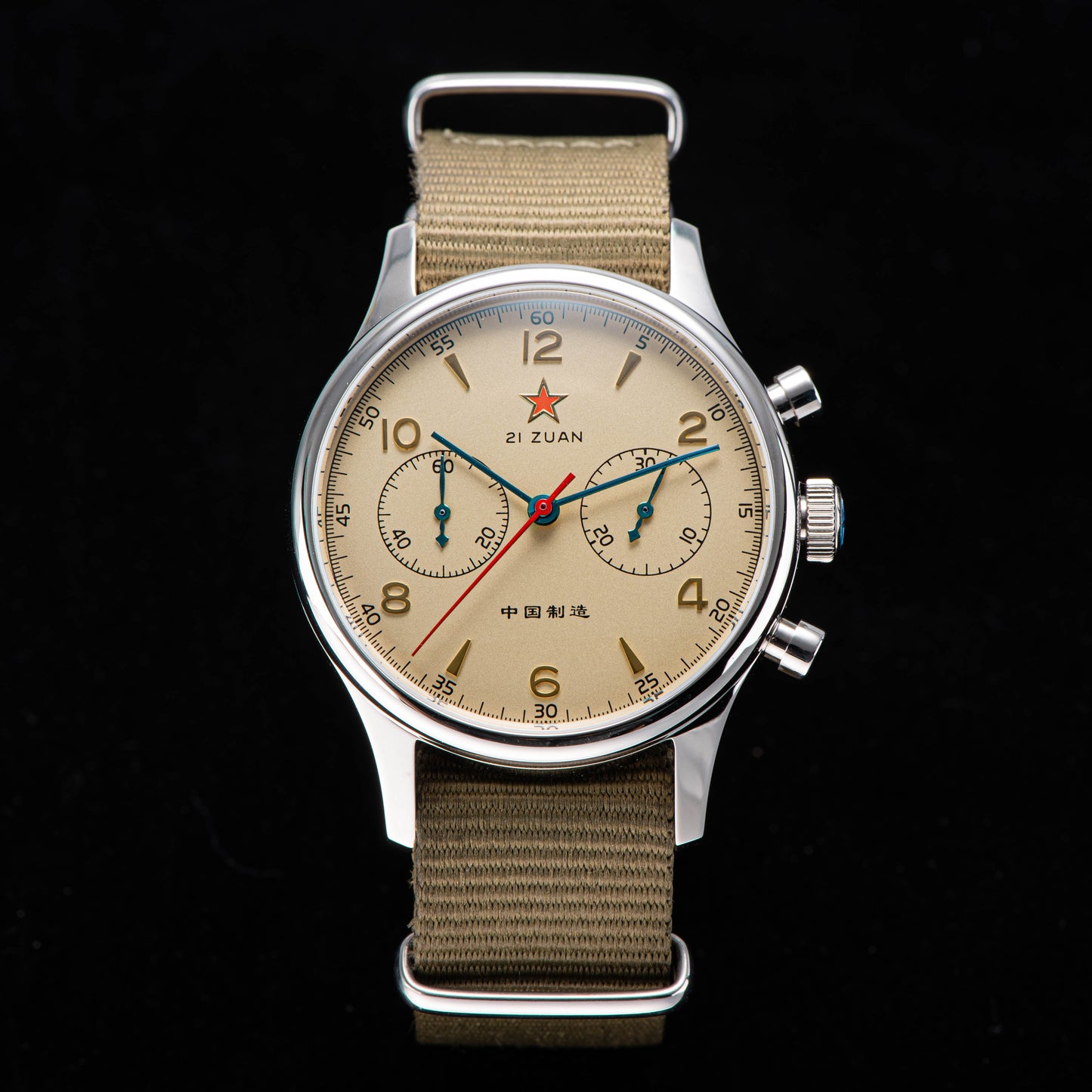 Seagull Movement Chrono Heritage SU1963S40/X 40mm 1963 Swan Neck Regulator