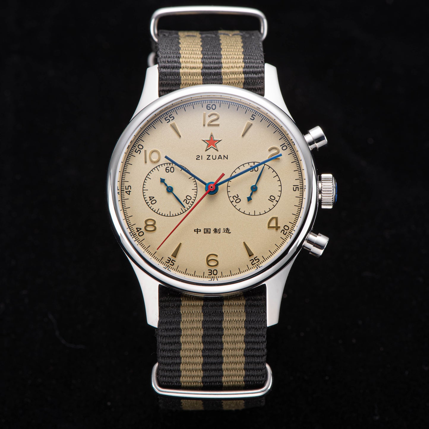 Seagull Movement Chrono Heritage SU1963S40/X 40mm 1963 Swan Neck Regulator