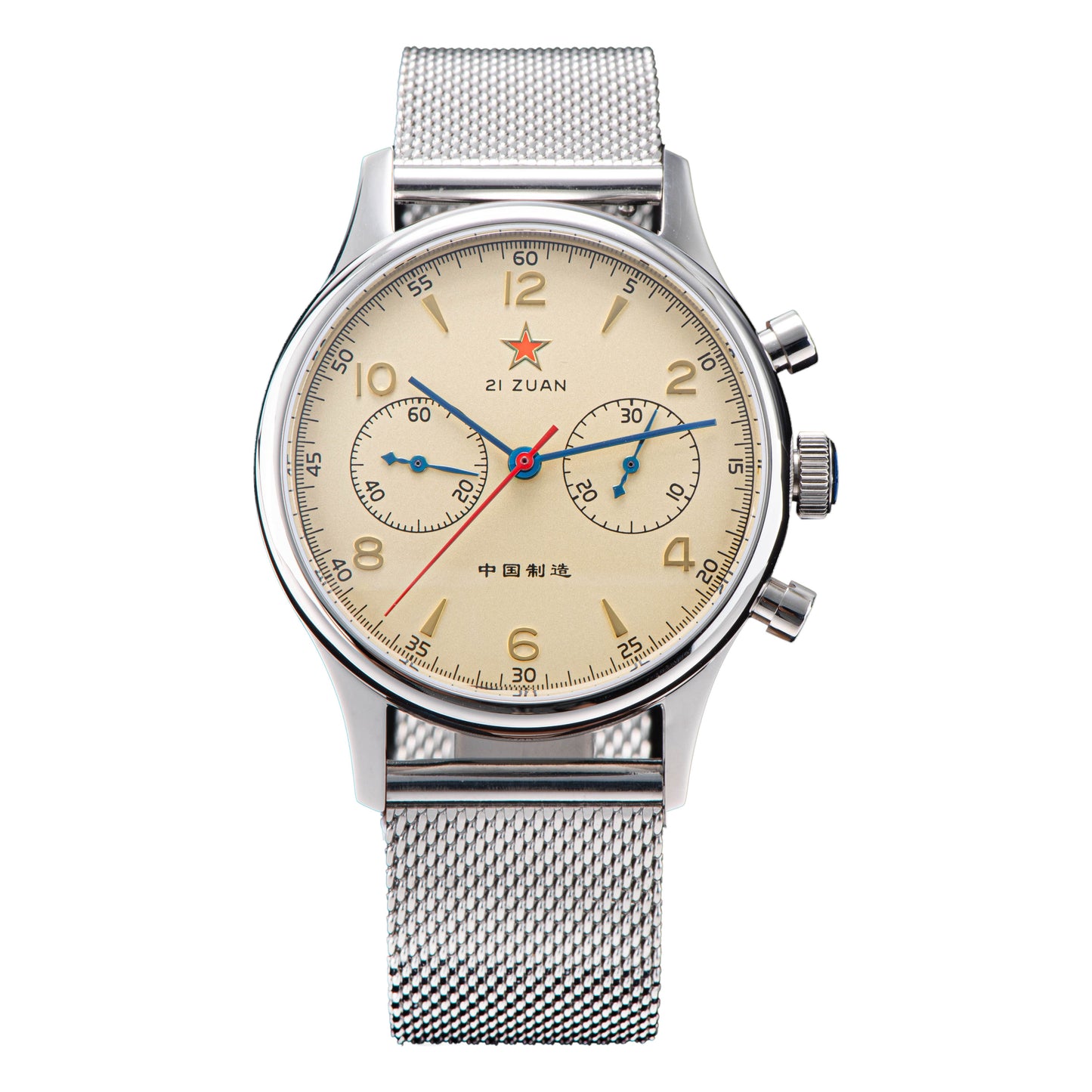Seagull Movement Chrono Heritage SU1963S40/X 40mm 1963 Swan Neck Regulator