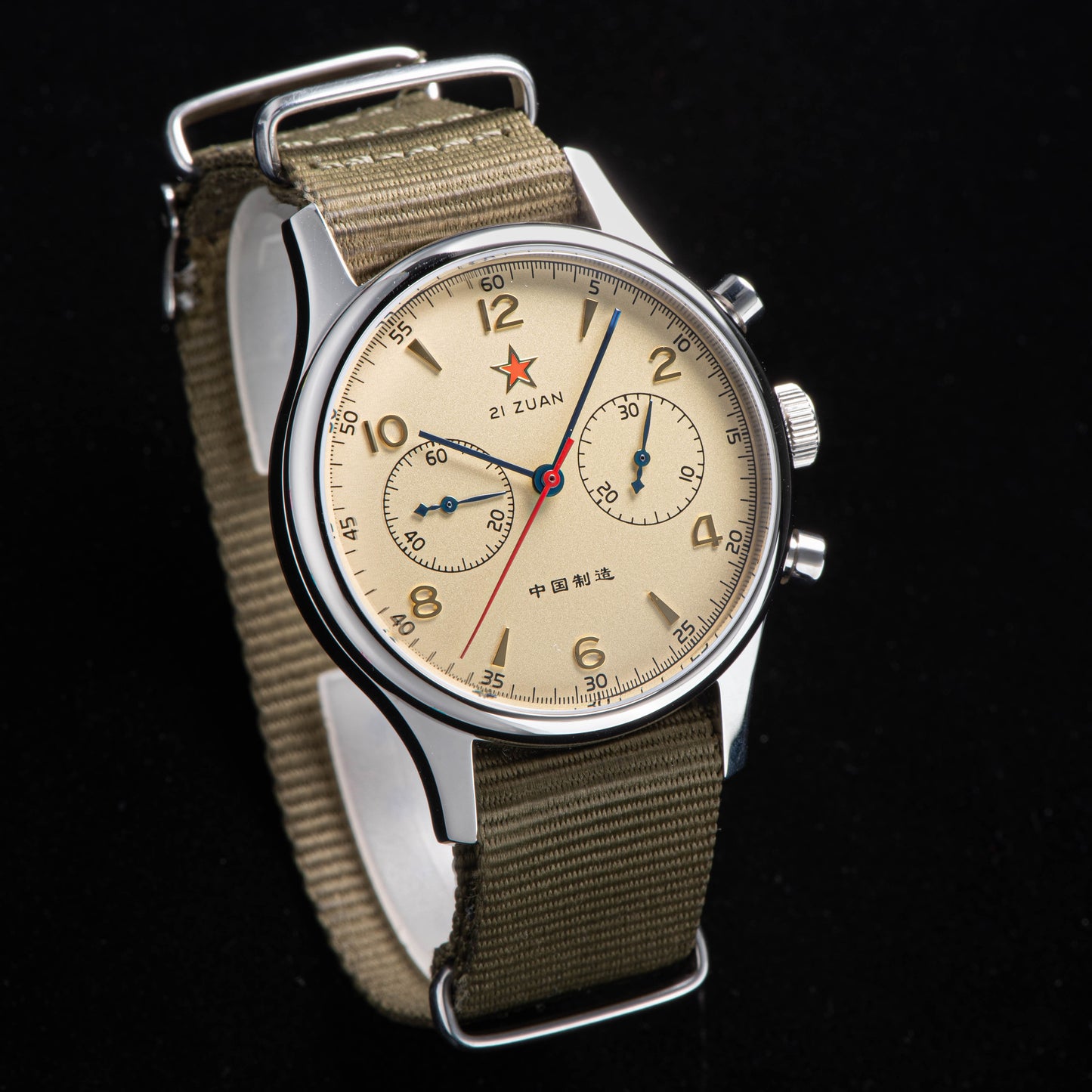 Seagull Movement Chrono Heritage SU1963S40/X 40mm 1963 Swan Neck Regulator