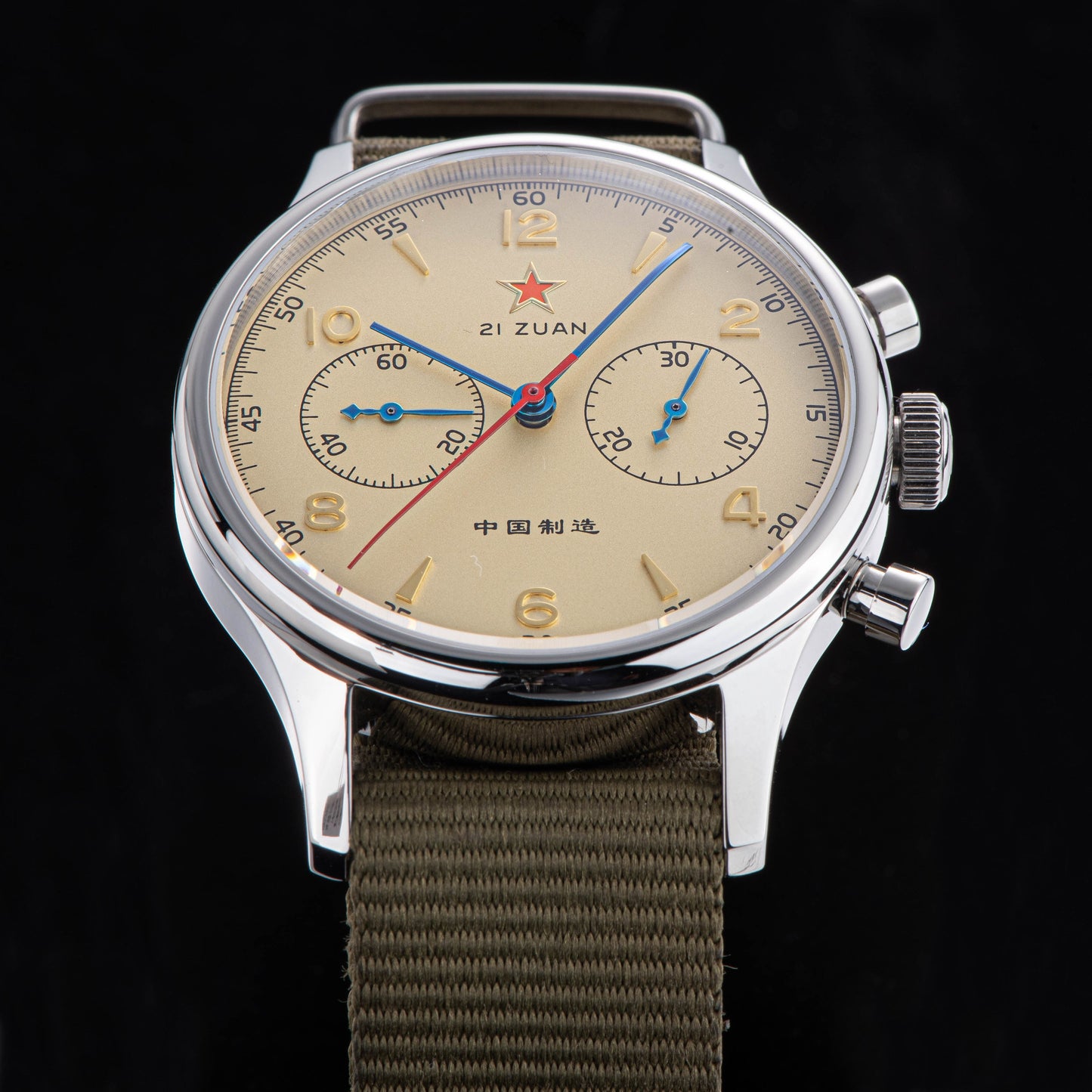 Seagull Movement Chrono Heritage SU1963S40/X 40mm 1963 Swan Neck Regulator
