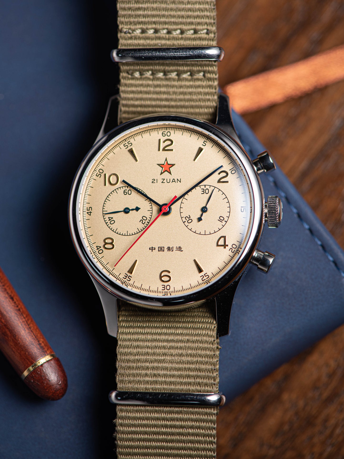 Seagull Movement 1963 Chrono SU1963S40 40mm without SwanNeck Regulator