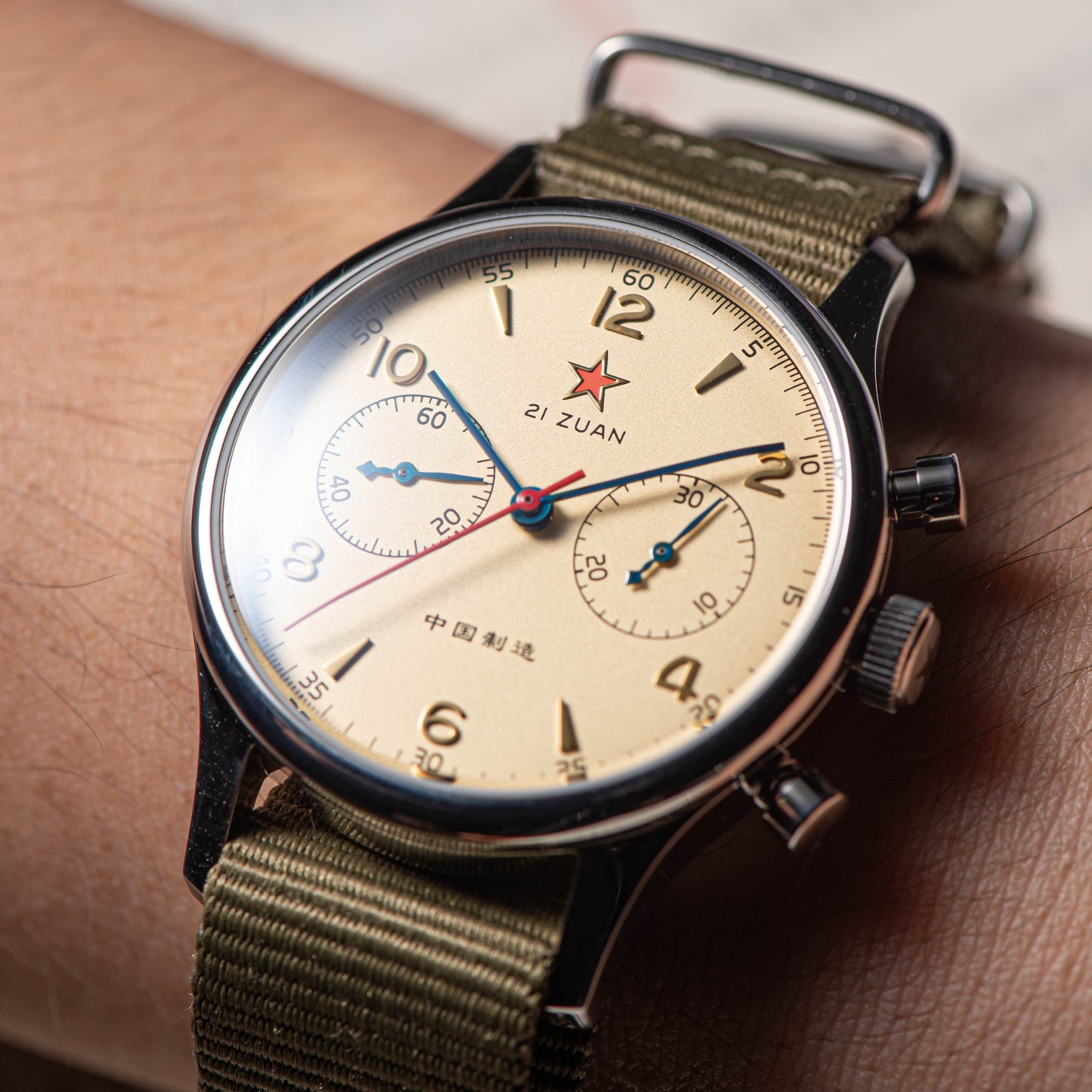 Seagull Movement Chrono Heritage SU1963S40/X 40mm 1963 Swan Neck Regulator