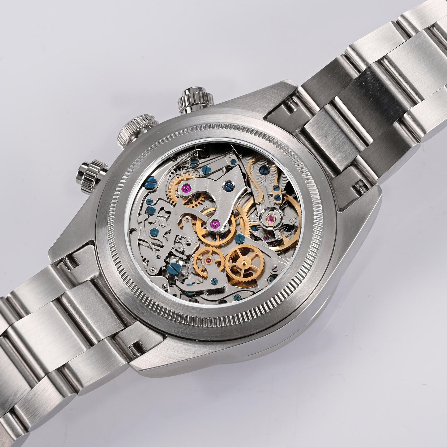Sugess S475 Chronograph Pink Dial